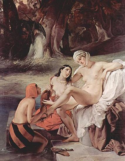 Bathseba im Bade, Francesco Hayez